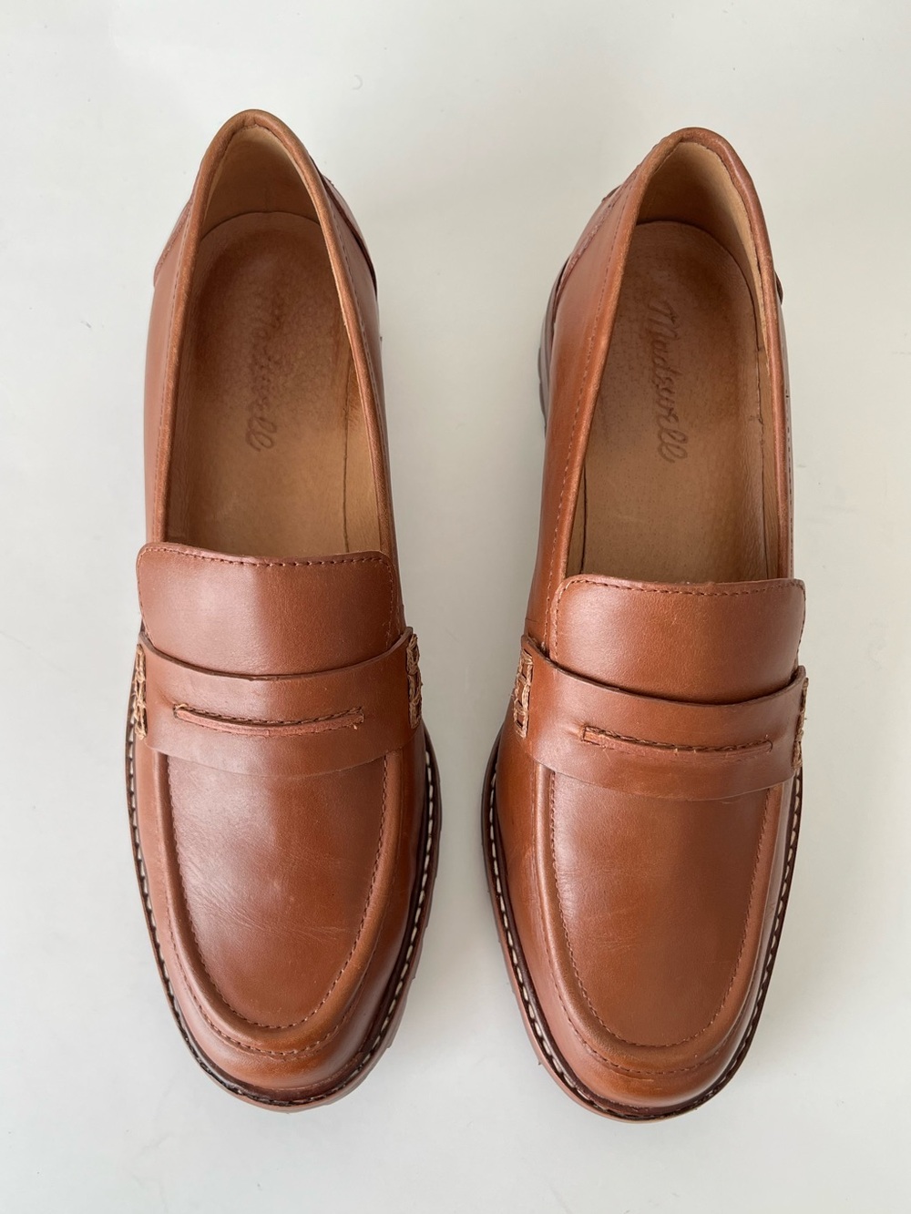 Madewell Corinne lugsole leather loafers 8.5 - Picture 6 of 11
